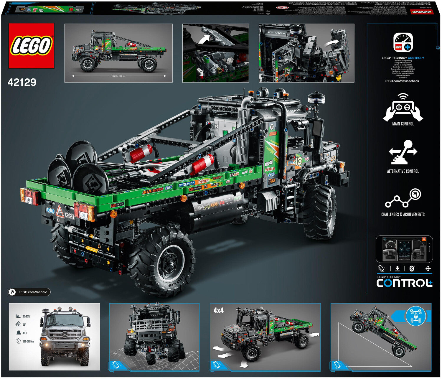 LEGO Technic - 4x4 Mercedes-Benz Zetros Offroad-Truck [42129]